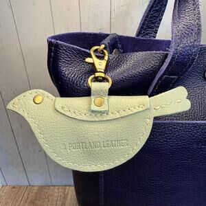 PISTACHIO Portland Leather Green Mockingbird Pouch Purse Charm FAST SHIP NEW!